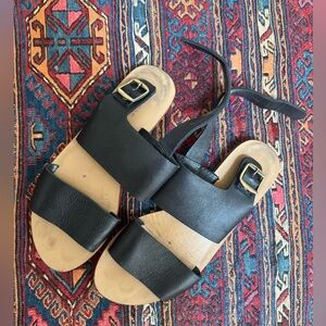 St. Agni Jun Sandal, Black, Size 39